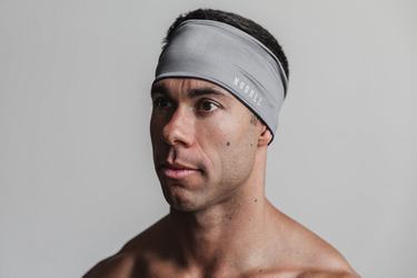 Nobull Headband 4" Men's Headband Dark Grey | Australia (KC0175)